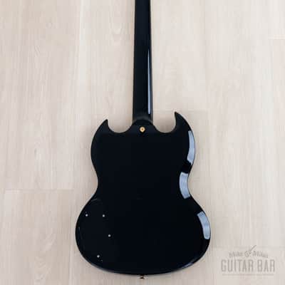 1999 Gibson Custom Shop 1961 Les Paul SG Custom Ebony 3 Pickup w/ 57 Classic PAFs, Case image 3