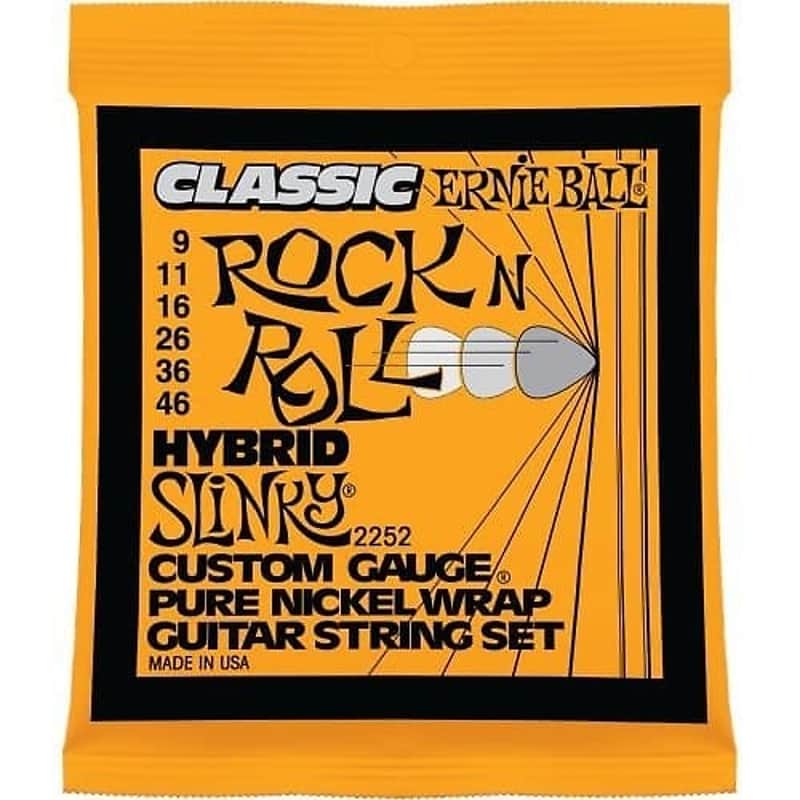 Ernie Ball 2252 Classic Hybrid Slinky Electric Guitar Strings, .009 - .046 image 1
