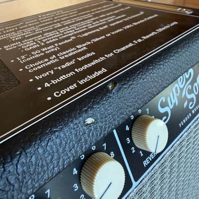 Fender Super-Sonic 22 2-Channel 22-Watt 1x12" Guitar Combo 2010 - Present - Black image 6