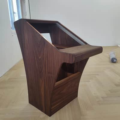 Solid Walnut Sidecar - custom studio furniture image 4
