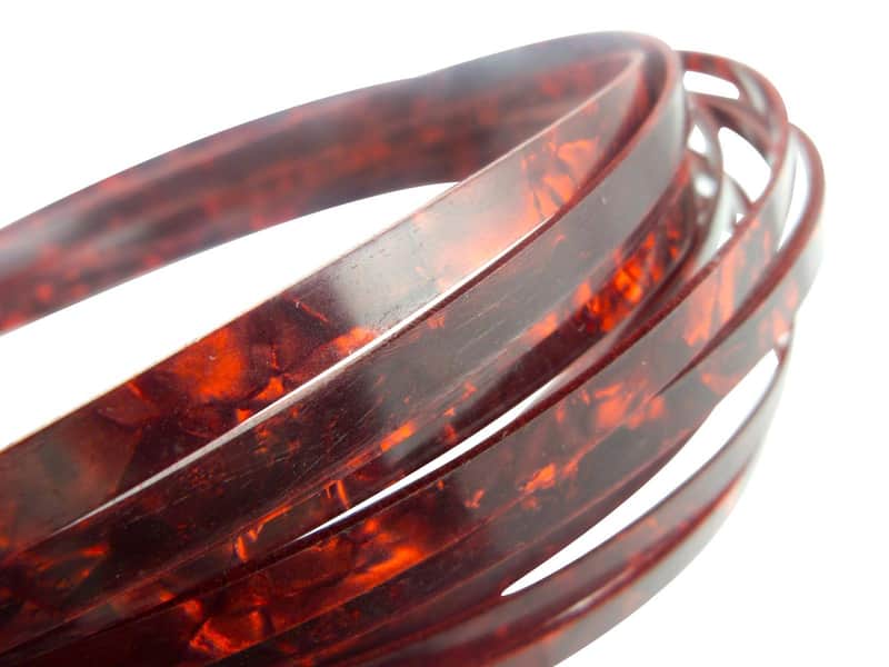 Incudo Incudo Red Pearloid Celluloid Guitar Binding - 1600x6x1...