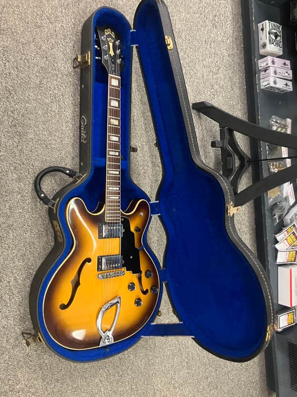 Guild Vintage Starfire IV Semi-Hollow Electric Guitar - 1979 - Sunburst with Original Hardshell Case image 1