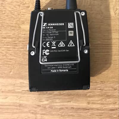 Sennheiser EK IEM G4 Stereo Bodypack Receiver (G: 566 to 608 MHz) image 3