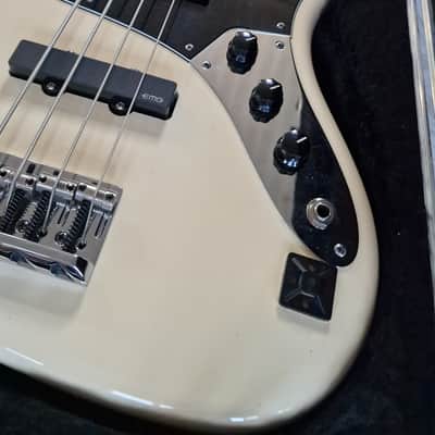 Fender American Standard Jazz Bass Custom Upgrades Olympic White 2015 image 3