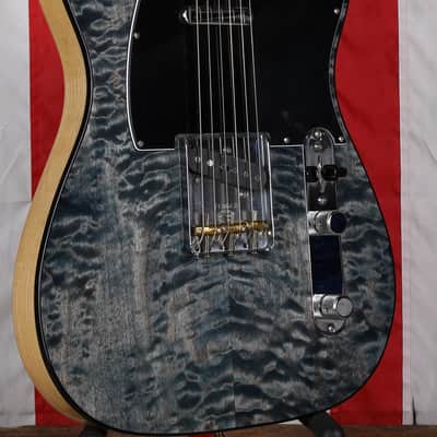 Fender Rarities Series Quilt Maple Top - Blue Cloud image 8