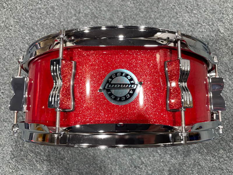 Ludwig Accent Snare - Red Sparkle image 1