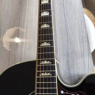 Epiphone EJ-200SCE Black - "King of Flat-tops" (Player's Grade) image 13