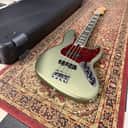 Fender American Elite Jazz Bass with Ebony Fretboard 2019 - Satin Jade Pearl Metallic
