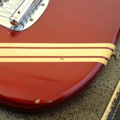 Competition Red 1972 Fender Mustang with Original Case image 17