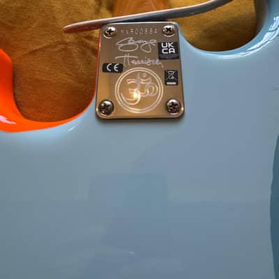 Fender Artist Series George Harrison Rocky Stratocaster 2022 - Sonic Blue / Custom Art image 10