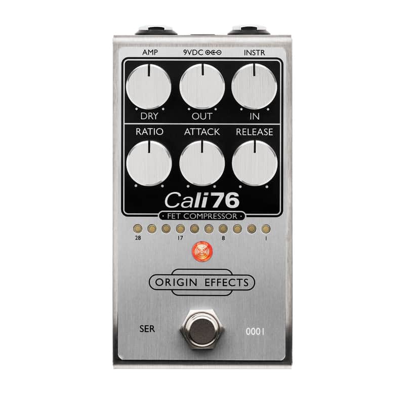 Origin Effects Cali76 FET Compressor Pedal - Classic Silver image 1