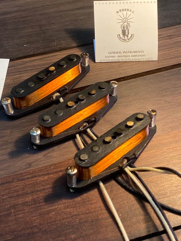 General Vintage Tone 1954 Stratocaster® Left-Handed Pickup Set – Handwound Scatter Wound, True Revival with Heavy Formvar image 1