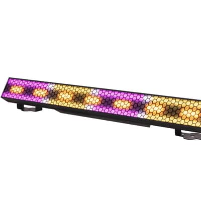 American DJ ELE180 Elektron Bar FX;1-meter strobe &blinder Features seven 40W amber LEDs (1800K) for brilliant blinder effects and 528 RGB SMD LEDs for vibrant color chases image 3