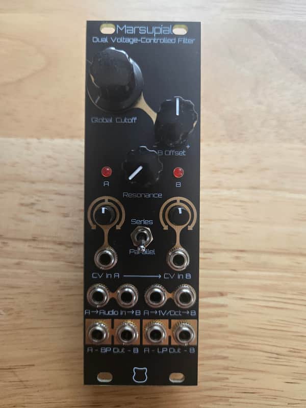 SetonixSynth Marsupial Dual Voltage-Controlled Filter AS3350 VCF 2021 Black image 1