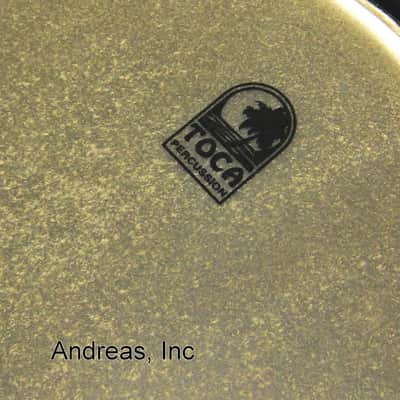 Toca Synergy Series Fiberglass Conga Drum Set w/ Stand - Black image 9