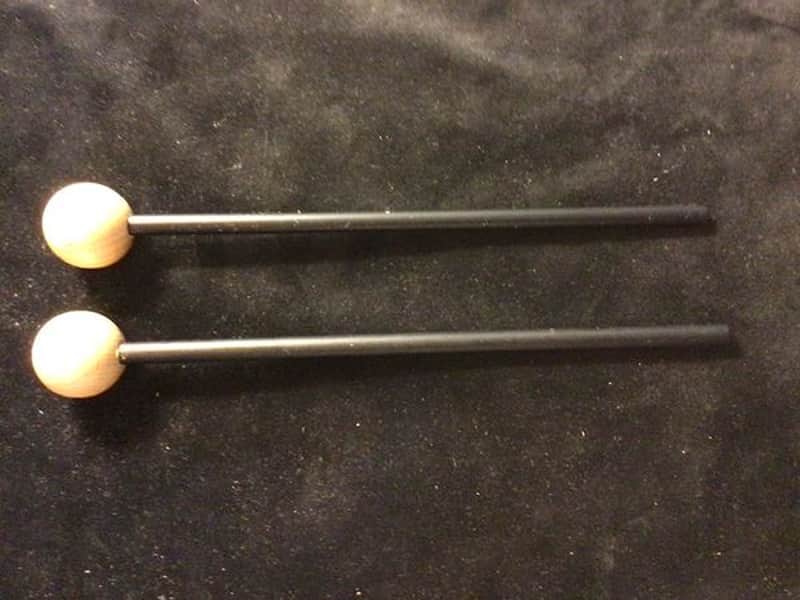 Rohema Percussion - Percussion Mallets Xtra-Hard Wooden Mallets (Made In Germany) Pair image 1