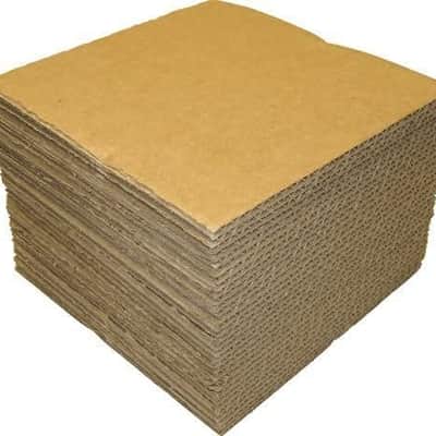 (50) 12NCPAD Cardboard 12" Vinyl Record LP Shipping Pads Squares Inserts 12-7/16 image 1