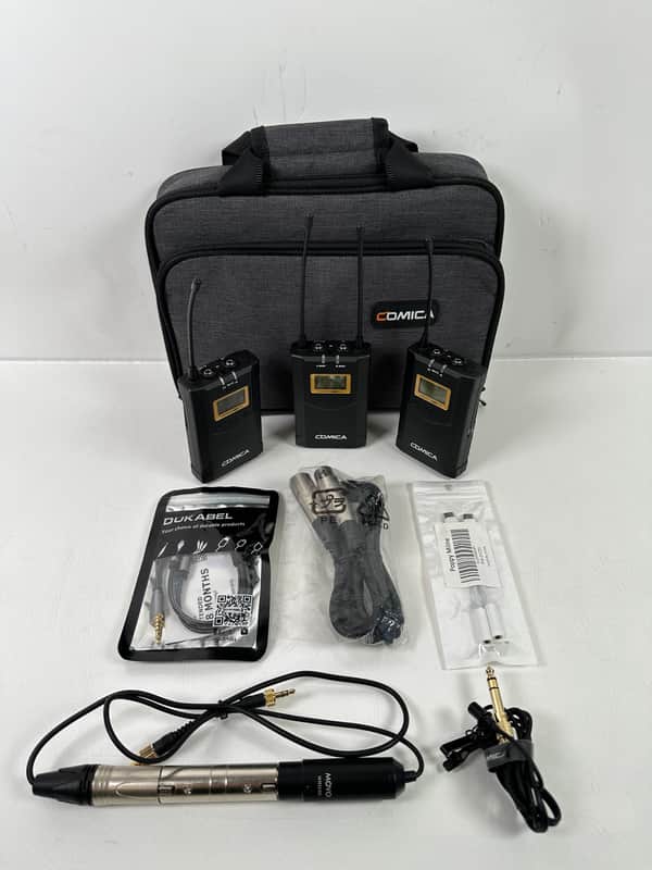 Comica CVM-WM100 PLUS UHF Wireless Microphone image 1