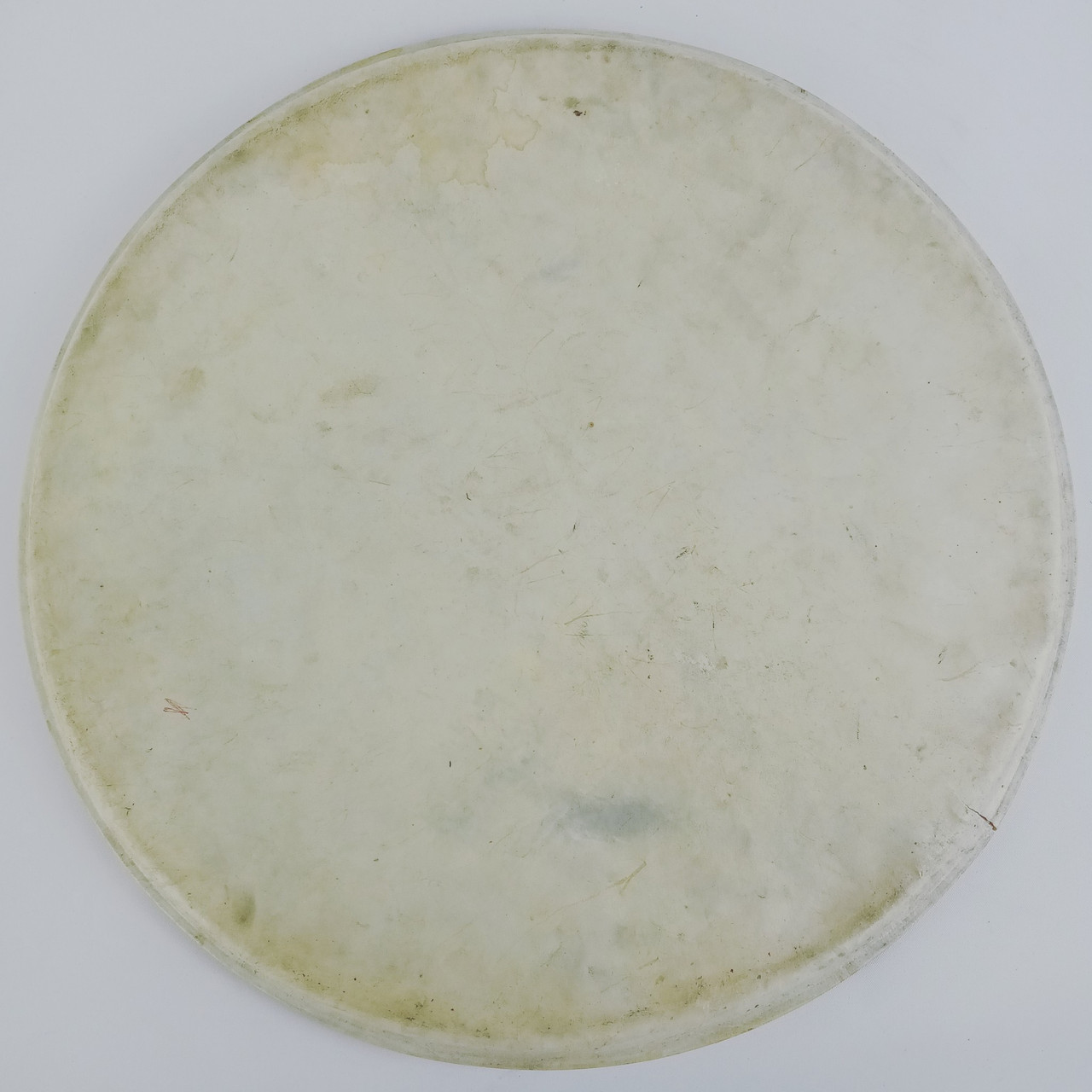 Leedy/Ludwig 16"Floor Tom Drum Head Calf Skin Batter Vintage 40s-50s USA Unmarkd — main photograph