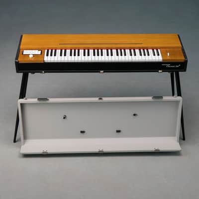 Hohner Clavinet D6 vintage instrument with original legs and transport cover, fresh hammer tip service. image 12