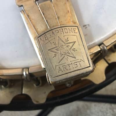 Stunning Vega Vegaphone / Tubaphone  Artist  Tenor Banjo c.1926 (94 years old!) image 13
