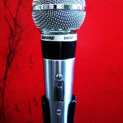 Vintage 1980's Shure 565SD Switchable Cardioid Dynamic Microphone Low Z w accessories # 7 image 8