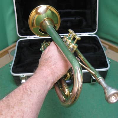 Olds Special Cornet 1963 2-Tone Bell - Reconditioned - Case & Olds 3 Mouthpiece image 14