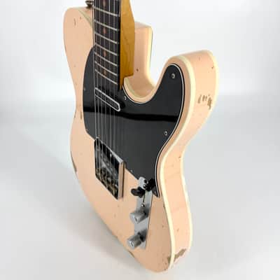 2018 Fender Custom Shop NAMM Ltd Custom Telecaster Relic – Faded Aged Shell Pink image 13
