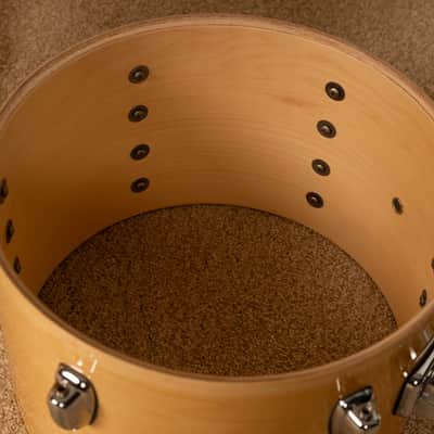 1990s Slingland Artist Custom Natural Maple Drum Set 14x20 8x12 14x14 and 5x14 image 21