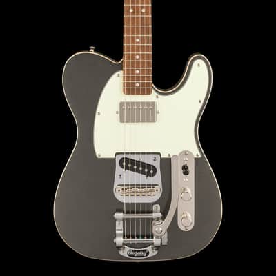 Squier Limited Edition Classic Vibe Custom Telecaster with Bigsby Charcoal Frost Metallic image 1