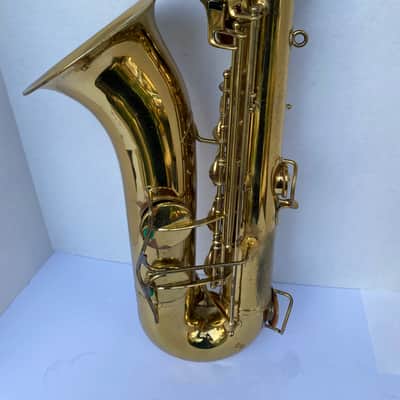 Vintage Silvertone Tenor Saxophone with Mouthpiece, Hard Case – Ready to Play 🎷 image 8