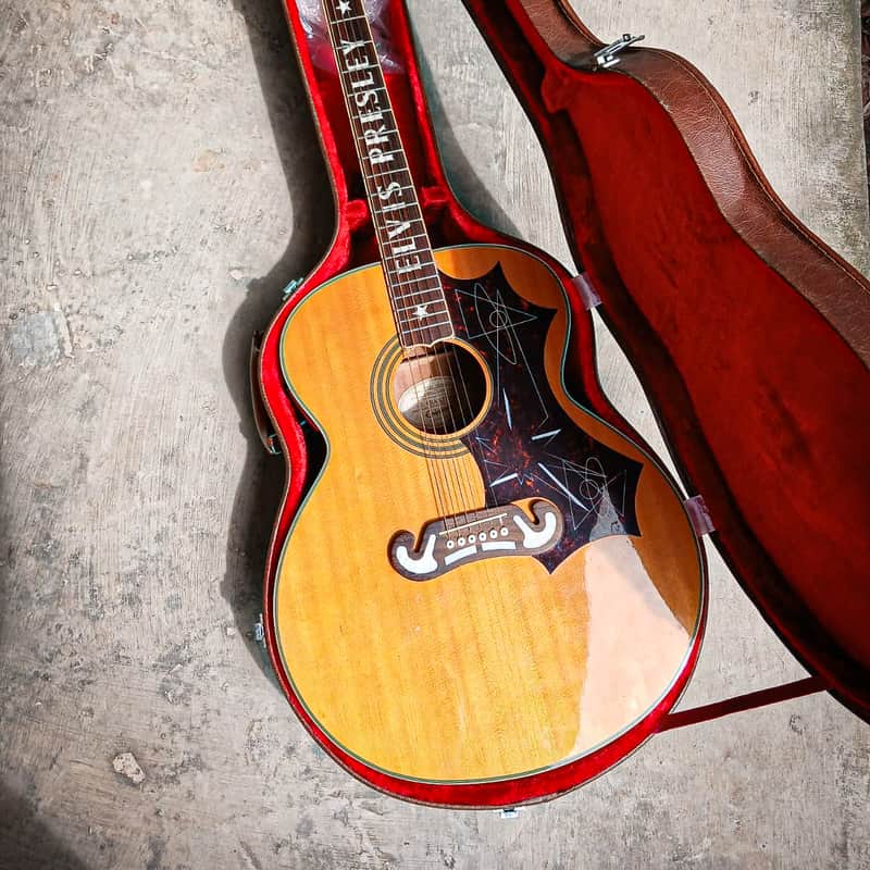 2009 Epiphone Elvis Presley Signature EJ-200E Natural Natural