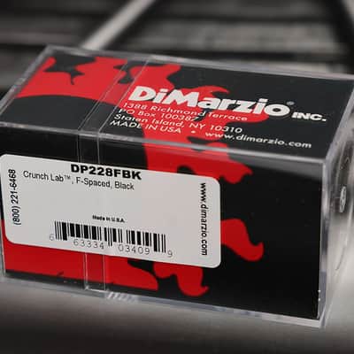 DiMarzio DP228FBK Crunch Lab F-Spaced Humbucker - Black image 2