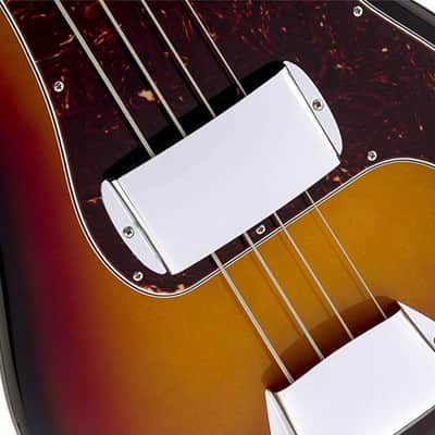 Fender Pure Vintage Precision Bass Ashtray Pickup Cover, Chrome (001-0116-070) image 2