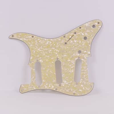 1970's Vintage WD Music 3 Ply Stratocaster White Pearloid SSS Pickguard ~MINT~ Pearl Fender Strat Guitar image 5