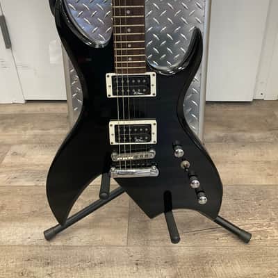 B.C. Rich Bich Electric Guitar - Black-With Hard case image 2