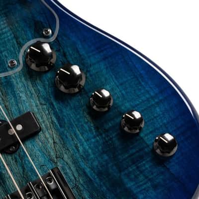 Cort GBFUSION4BB GB Series Fusion Bass Guitar w/Gig-bag. Blue Burst DIRECT SHIP image 5