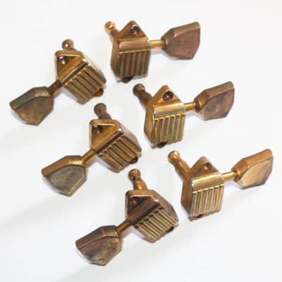Aged Gibson Les Paul Custom Gold Kluson Waffleback Tuners Waffle Back image 3