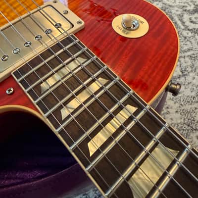 Gibson Custom Shop 1960 Les Paul 2022 8lbs 5A Flame Top image 7