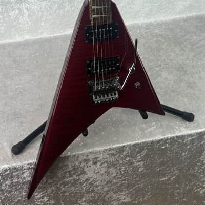Jackson Rhoads RX10D electric guitar in transparent red finish w/ case image 23