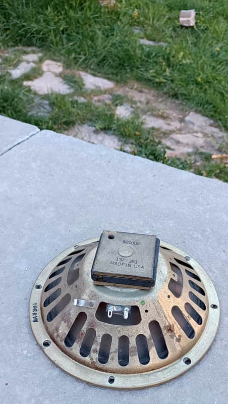 CTS 1962 Fender Princeton Tuxedo speaker- Tested and fully working! image 1