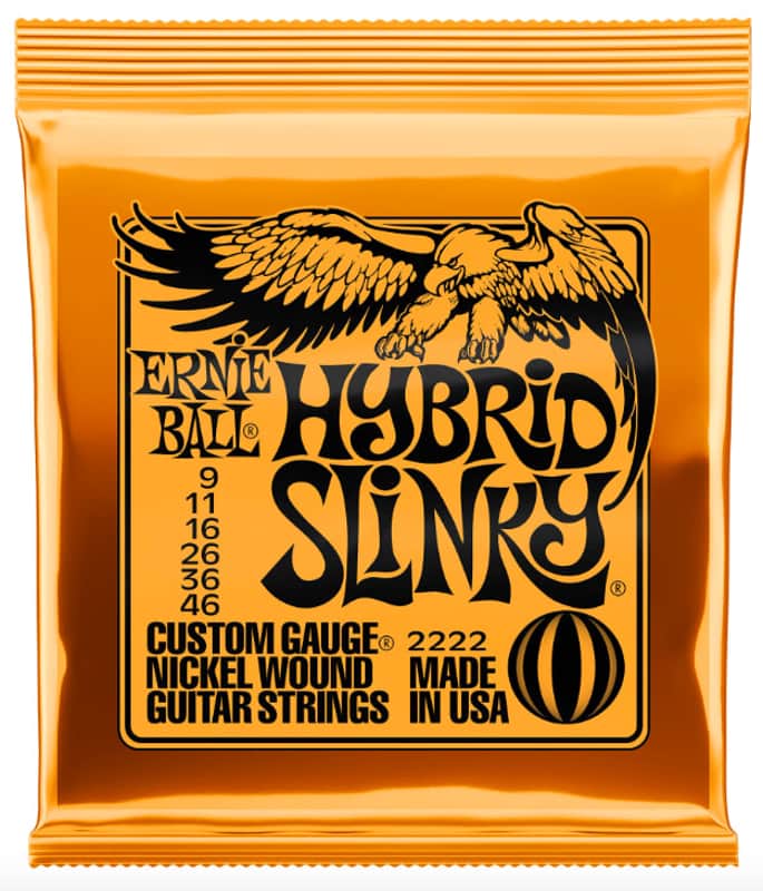 Ernie Ball Guitar Strings Hybrid Slinky 9-46 Nickel Wound Electric 2222 image 1