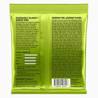 Regular Slinky 7-String Ni-Plated Wnd Electric Guitar Strings 10-56 Gauge Set 10 13 17 26 36 46 56 image 2