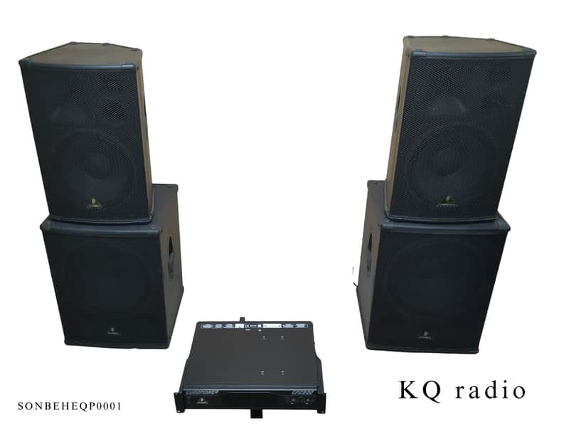 Behringer EP2500 + 2xB1520PRO + 2xB1800PRO Principios de los 2000 image 1