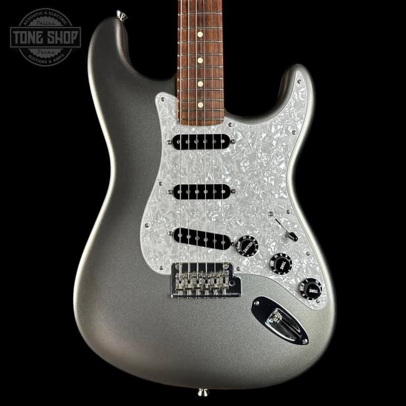 Used 2020 Fender American Professional II Strat Mercury w/case TSU25461 image 1