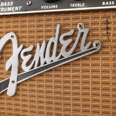1965 Fender Bassman-Amp Tube Amplifier Head in '63 Blonde Cabinet #50272 image 14