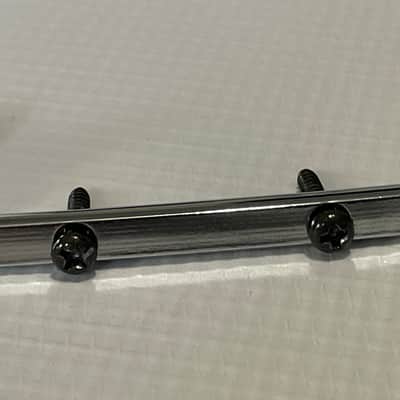 1990's Japan Ibanez RG & S Series Guitar Chrome 1 11/16" Locking Nut & Retainer Bar image 2