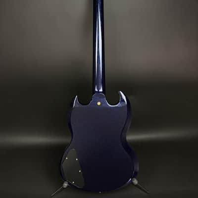 Gibson Custom M2M SG Custom Gloss Gold Hardware - Brunswick Blue image 6