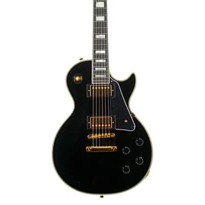 New Epiphone Inspired by Gibson Custom Les Paul Custom Ebony #25011526037 image 7