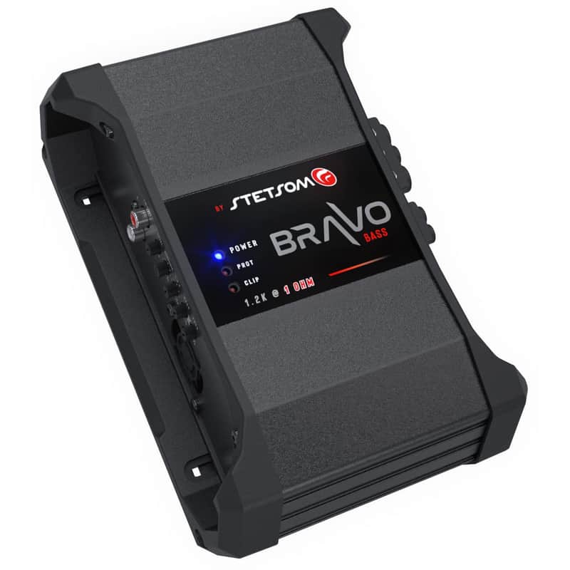 Stetsom BRAVO BASS 1.2k Car Audio Digital Subwoofer Class D Mono Amplifier 1-Ohm / 1-Channel AMP. 1200W image 1